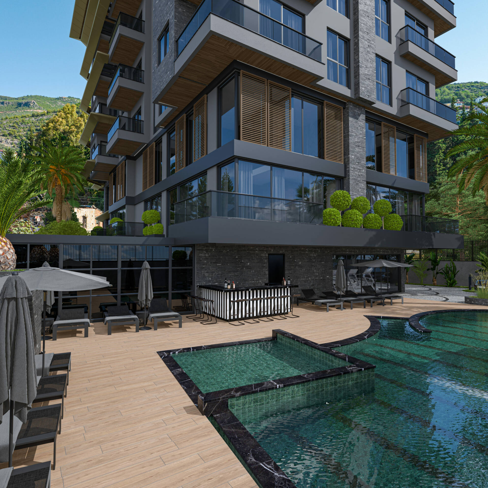 Продажа apartments в Center of Alanya, Alanya, Турция 74м², №03701-2 - фото 3