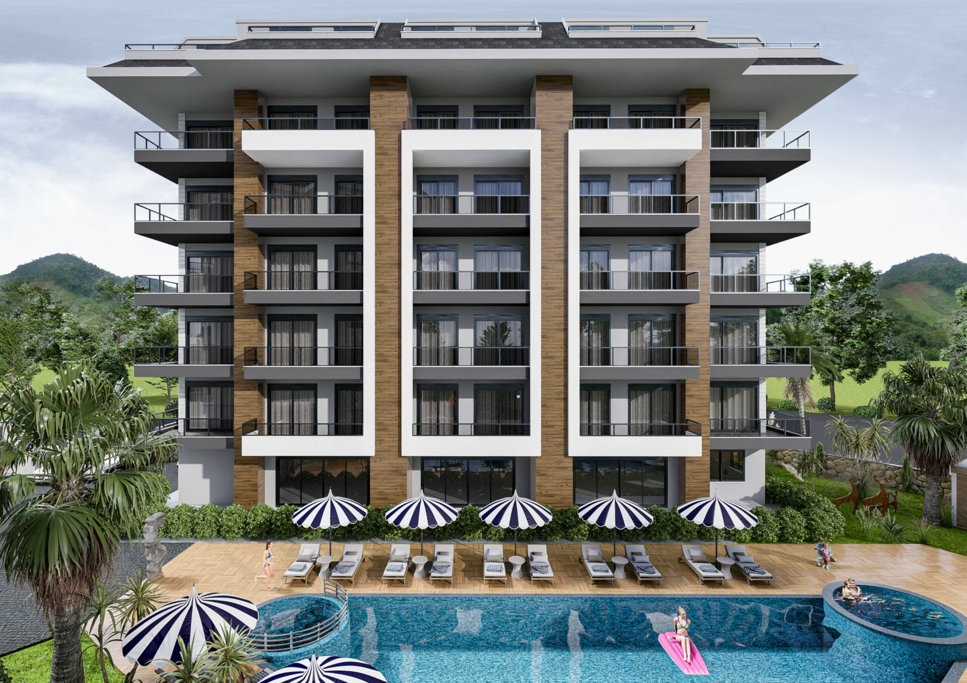 Продажа apartments в Tosmur, Alanya, Турция 62м², №80001-1 - фото 3