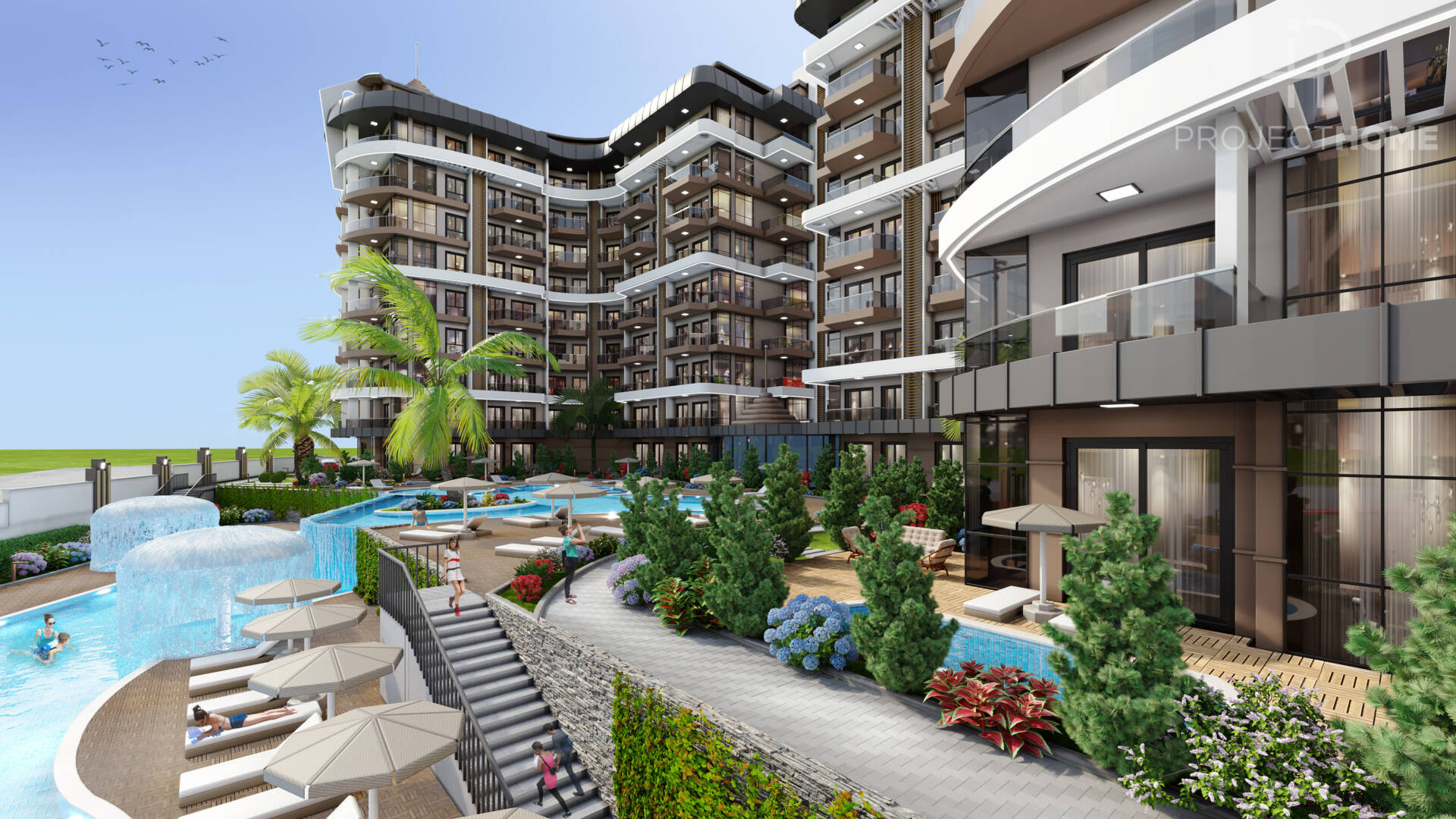 Продажа apartments в Payallar, Alanya, Турция 56м², №04805-1 - фото 2