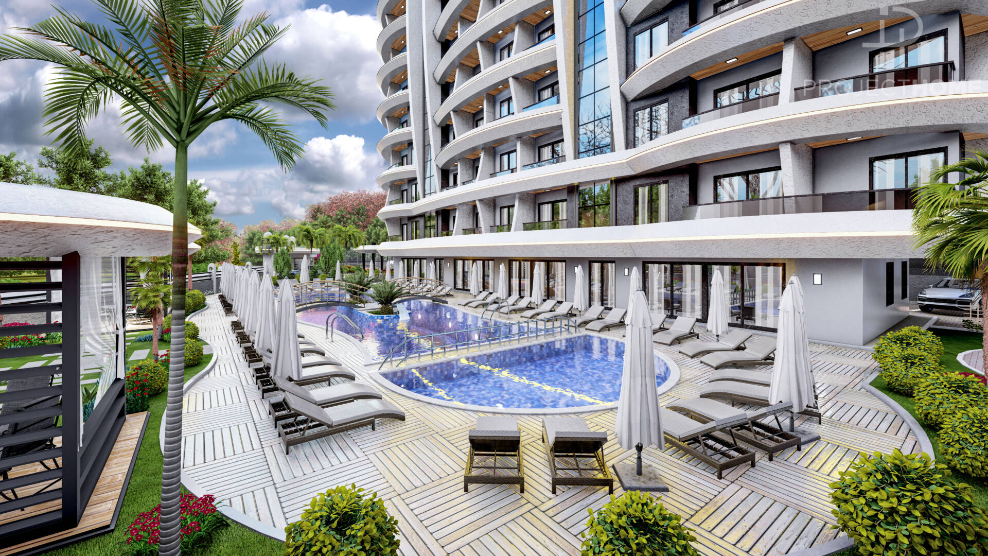 Продажа apartments в Mahmuts, Alanya, Турция 55м², №04701-1 - фото 2