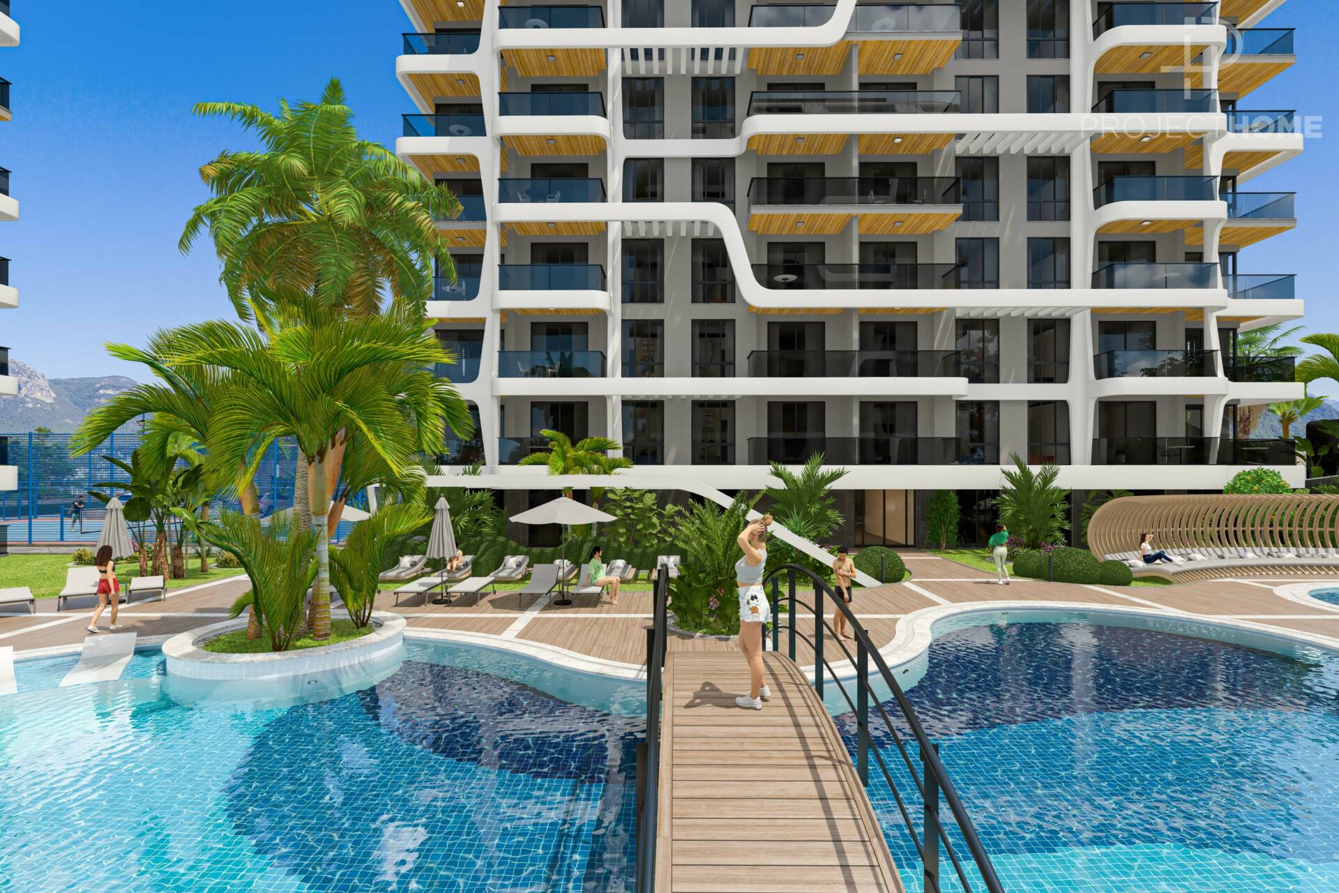 Продажа apartments в Tosmur, Alanya, Турция 58м², №03401-1 - фото 2