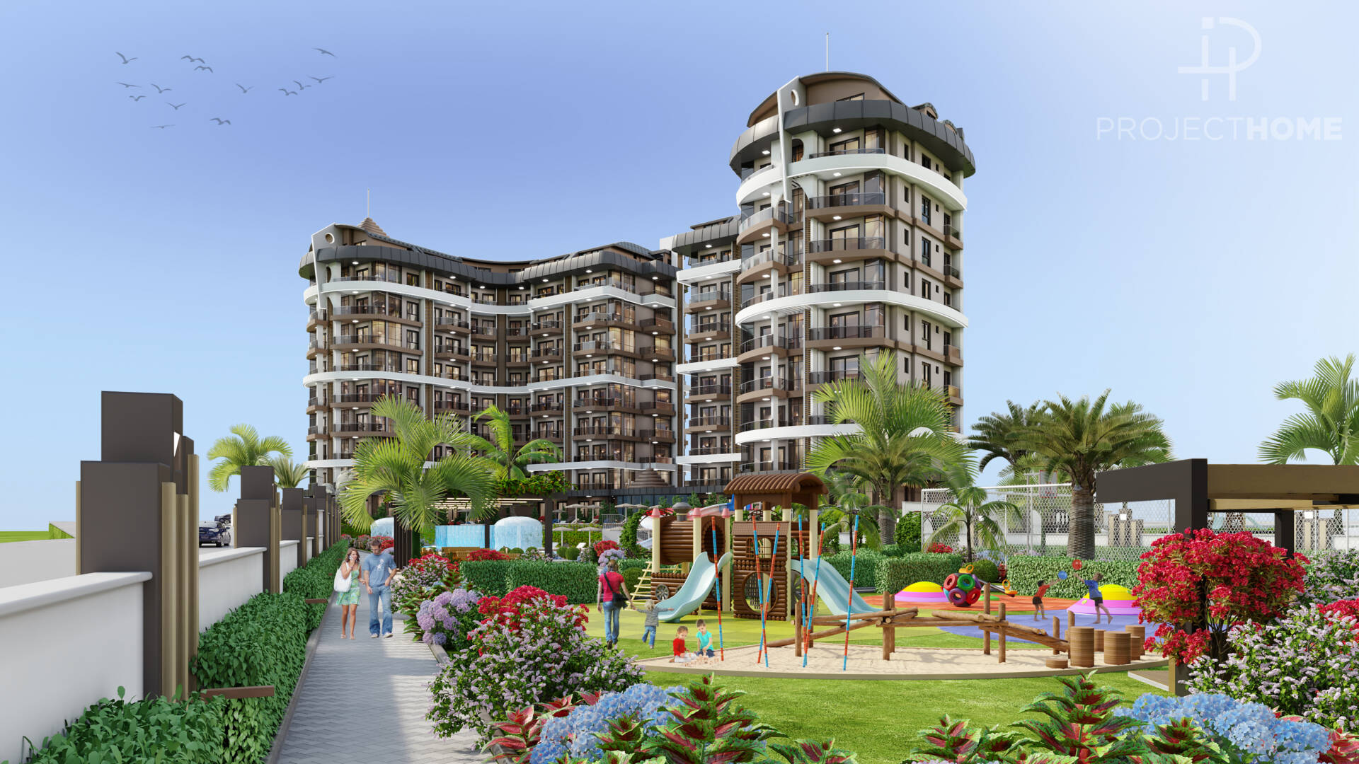 Продажа apartments в Payallar, Alanya, Турция 56м², №04805-1 - фото 1