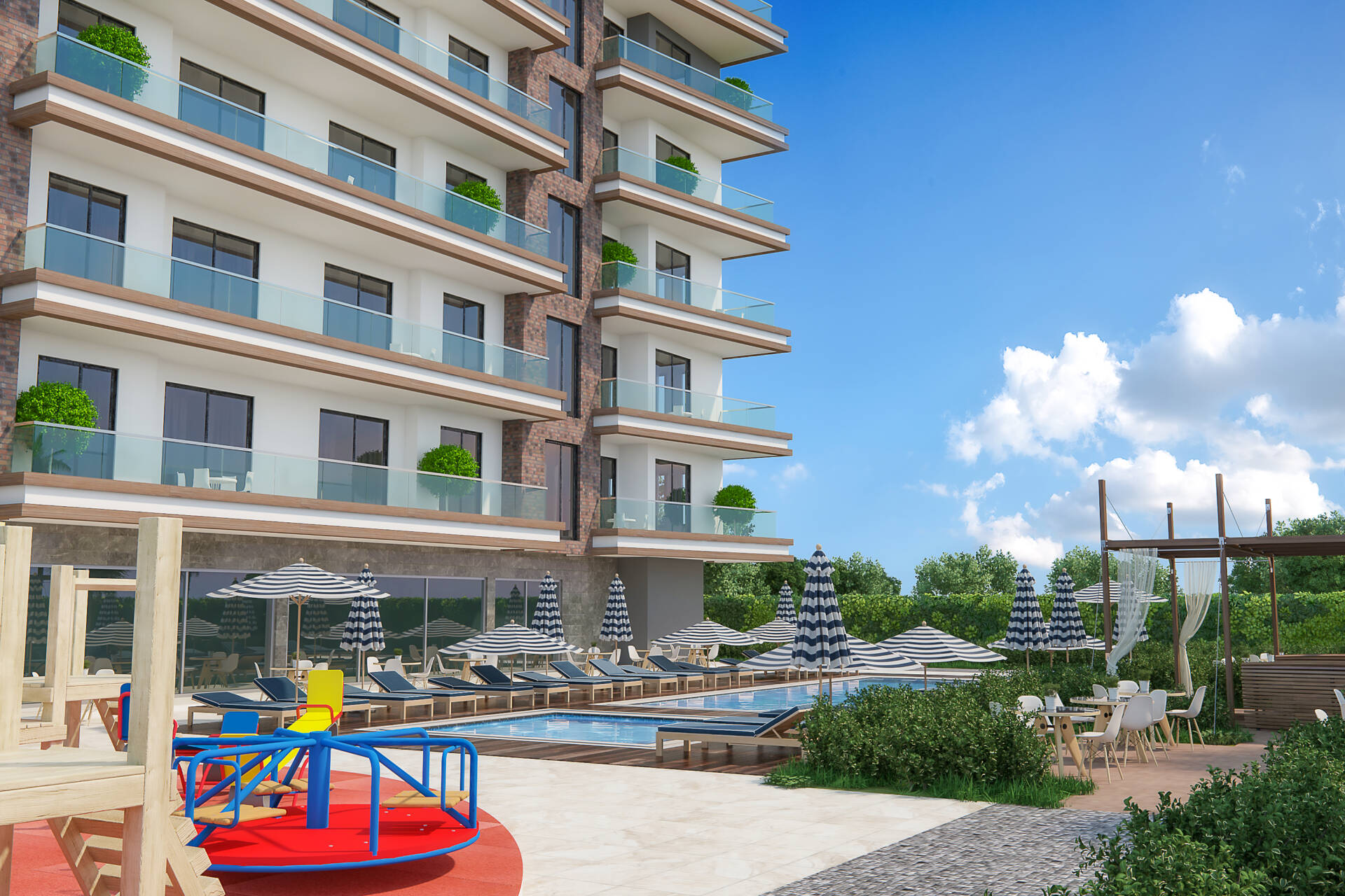 Продажа apartments в Mahmuts, Alanya, Турция 50м², №90001-1 - фото 3