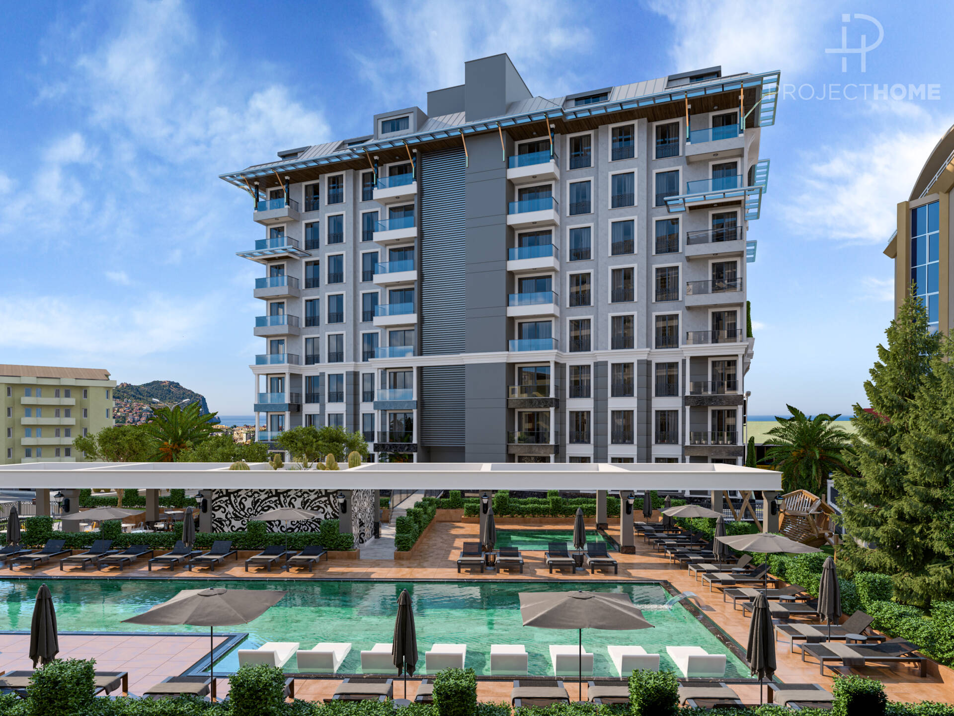 Продажа penthouse в Center of Alanya, Alanya, Турция 117м², №03702-2P - фото 2