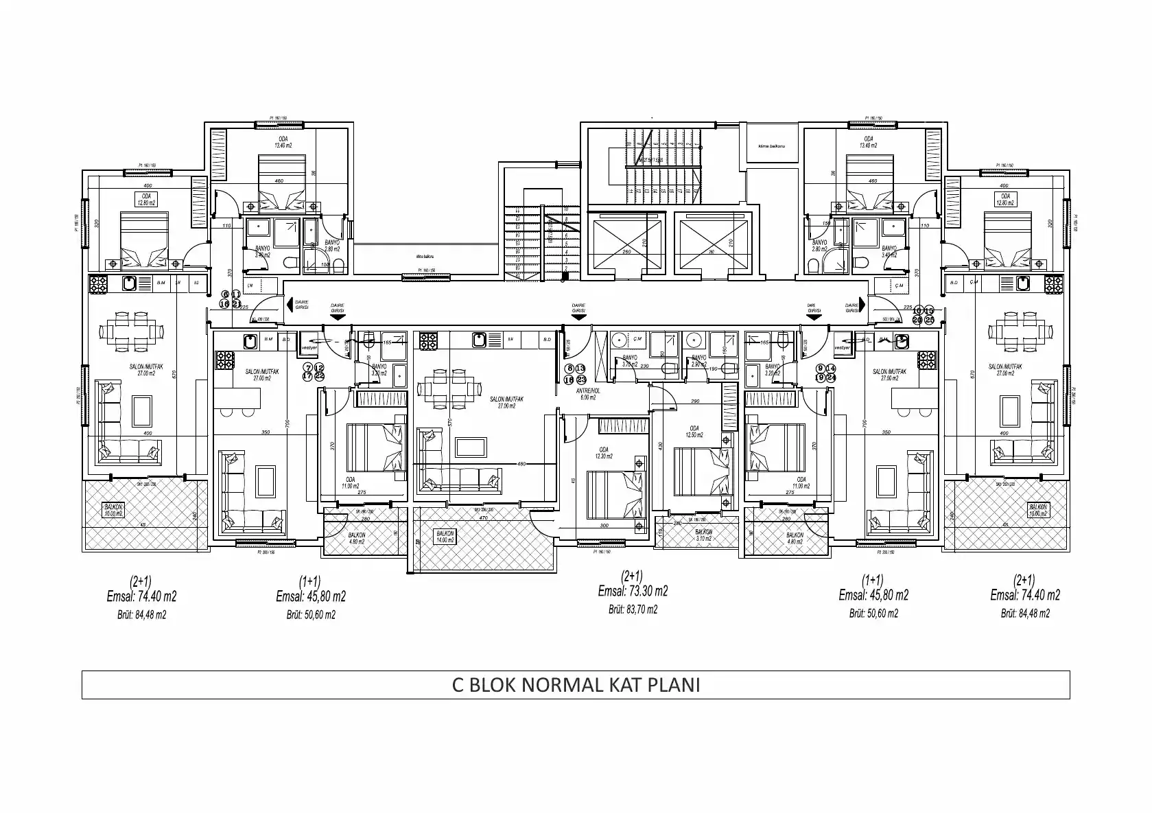 Продажа apartments в Oba, Alanya, Турция 62м², №03903-2 - фото 3