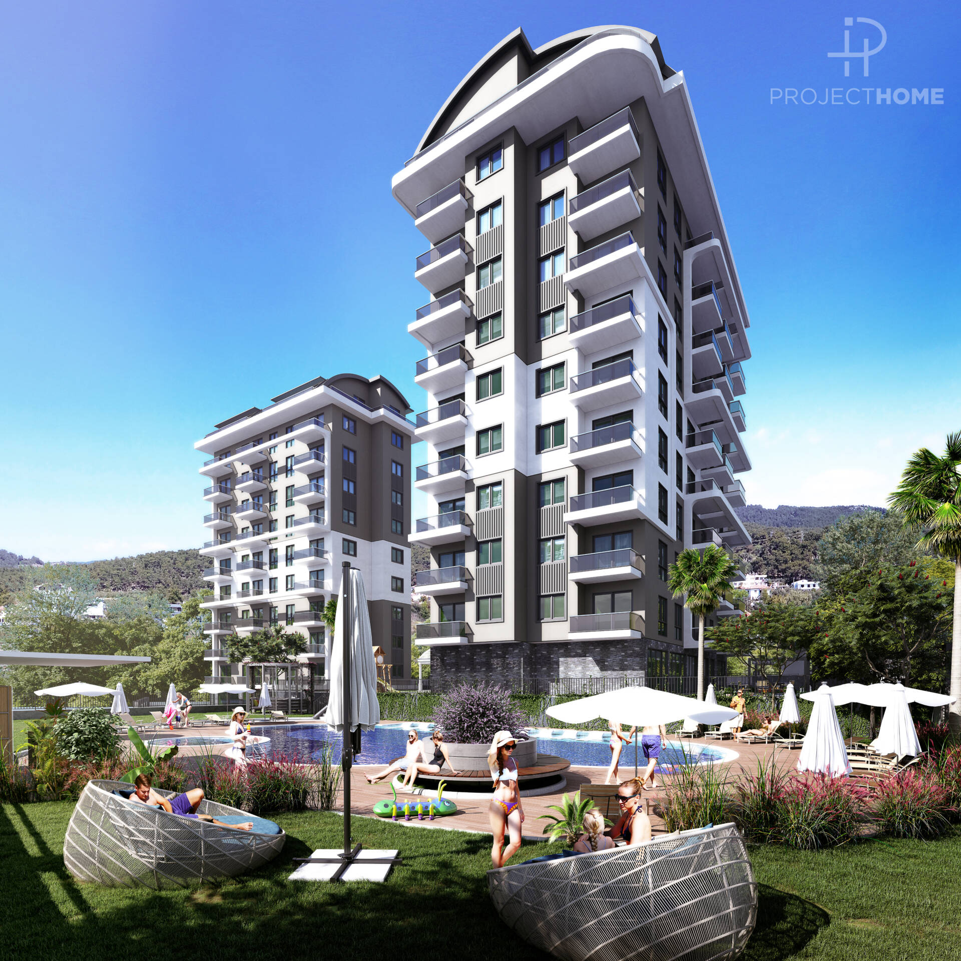 Продажа apartments в Avsallar, Alanya, Турция 54м², №05103-1 - фото 2