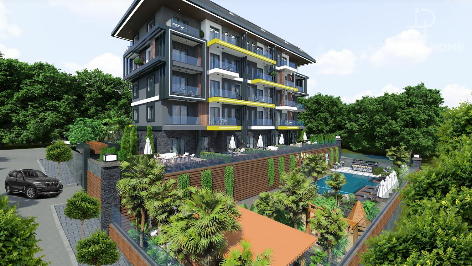 Продажа apartments в Kestel, Alanya, Турция 43м², №00105-1 - фото 1