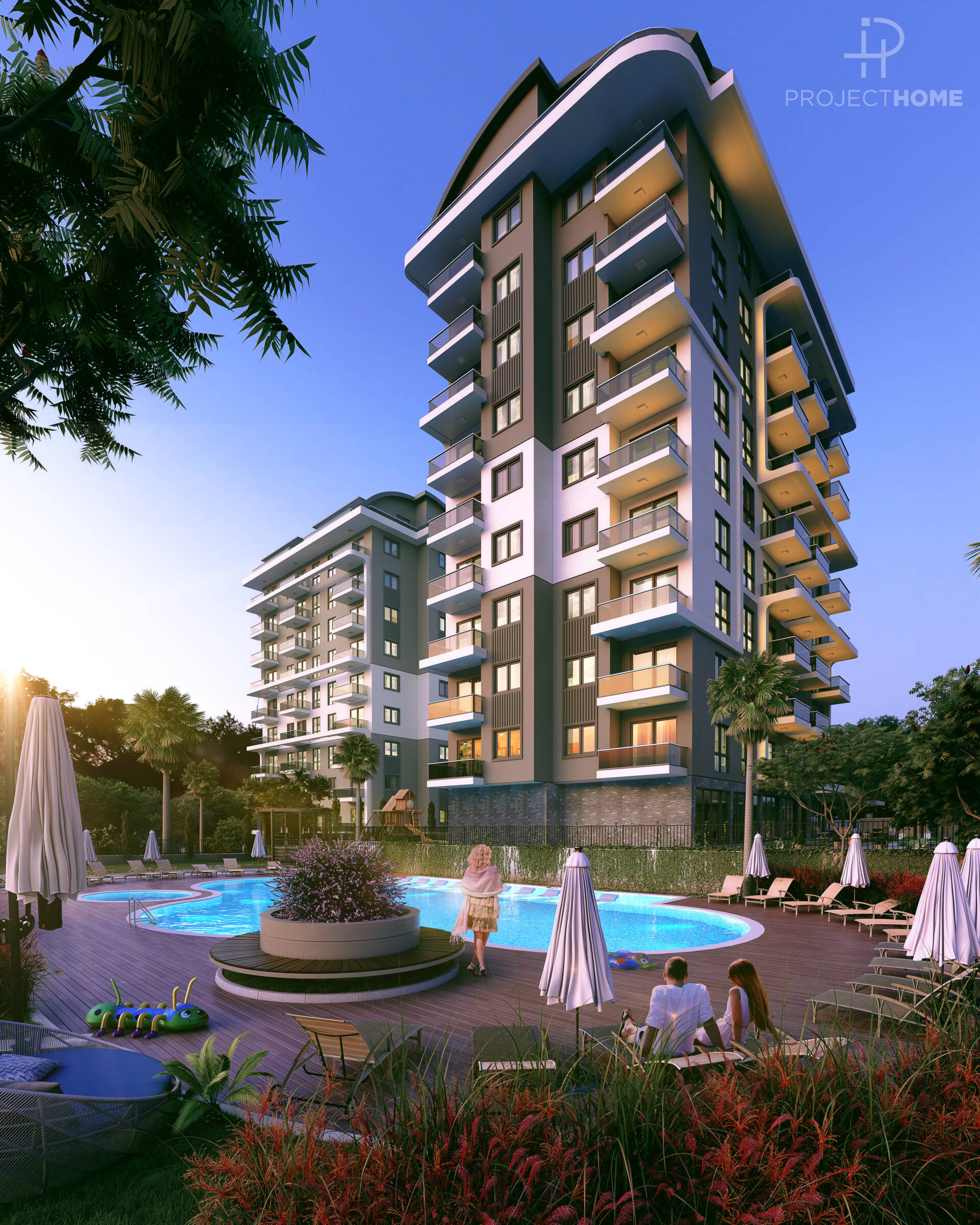 Продажа apartments в Avsallar, Alanya, Турция 54м², №05103-1 - фото 1