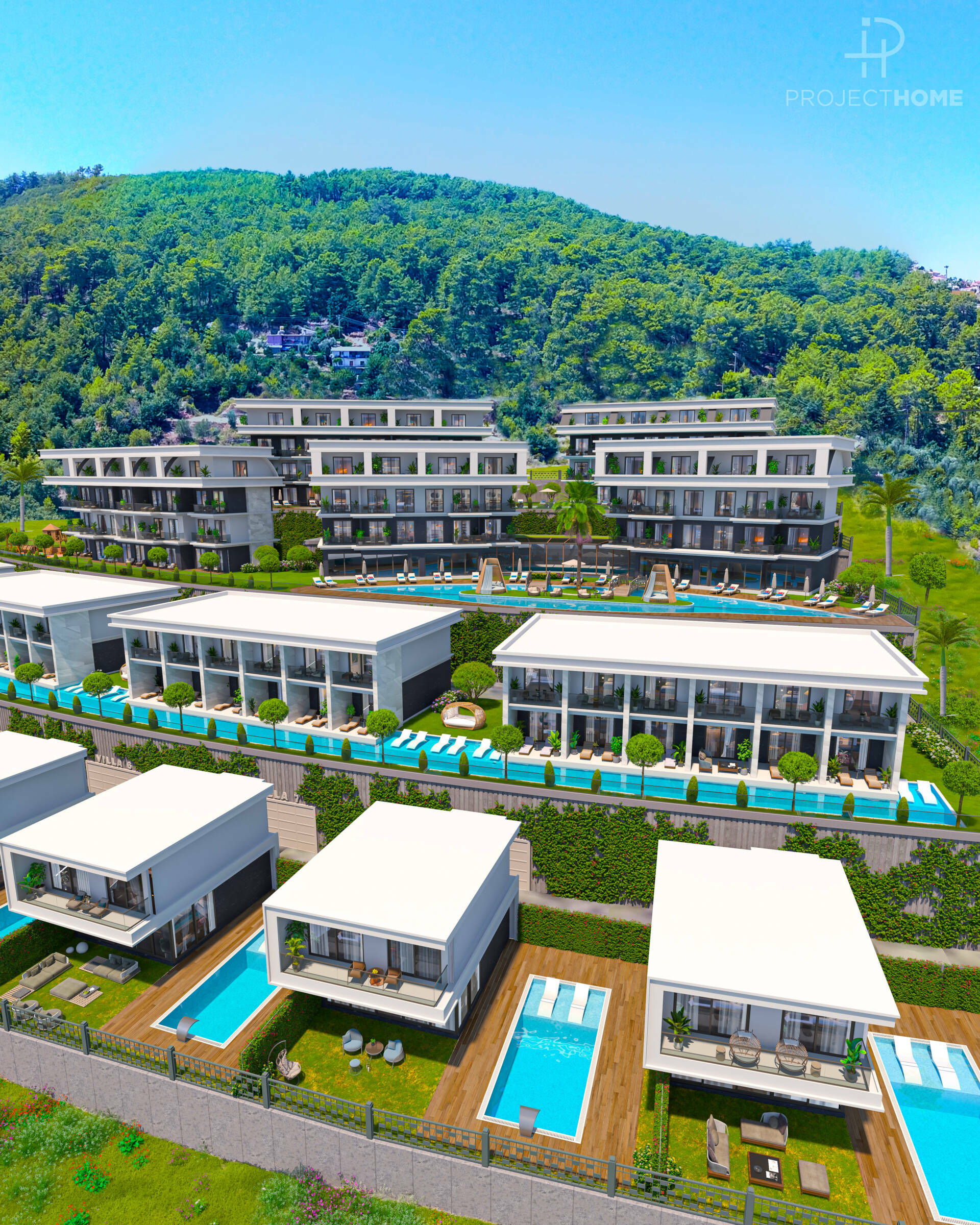 Продажа townhouses в Cursed, Alanya, Турция 108м², №06502-2T - фото 1