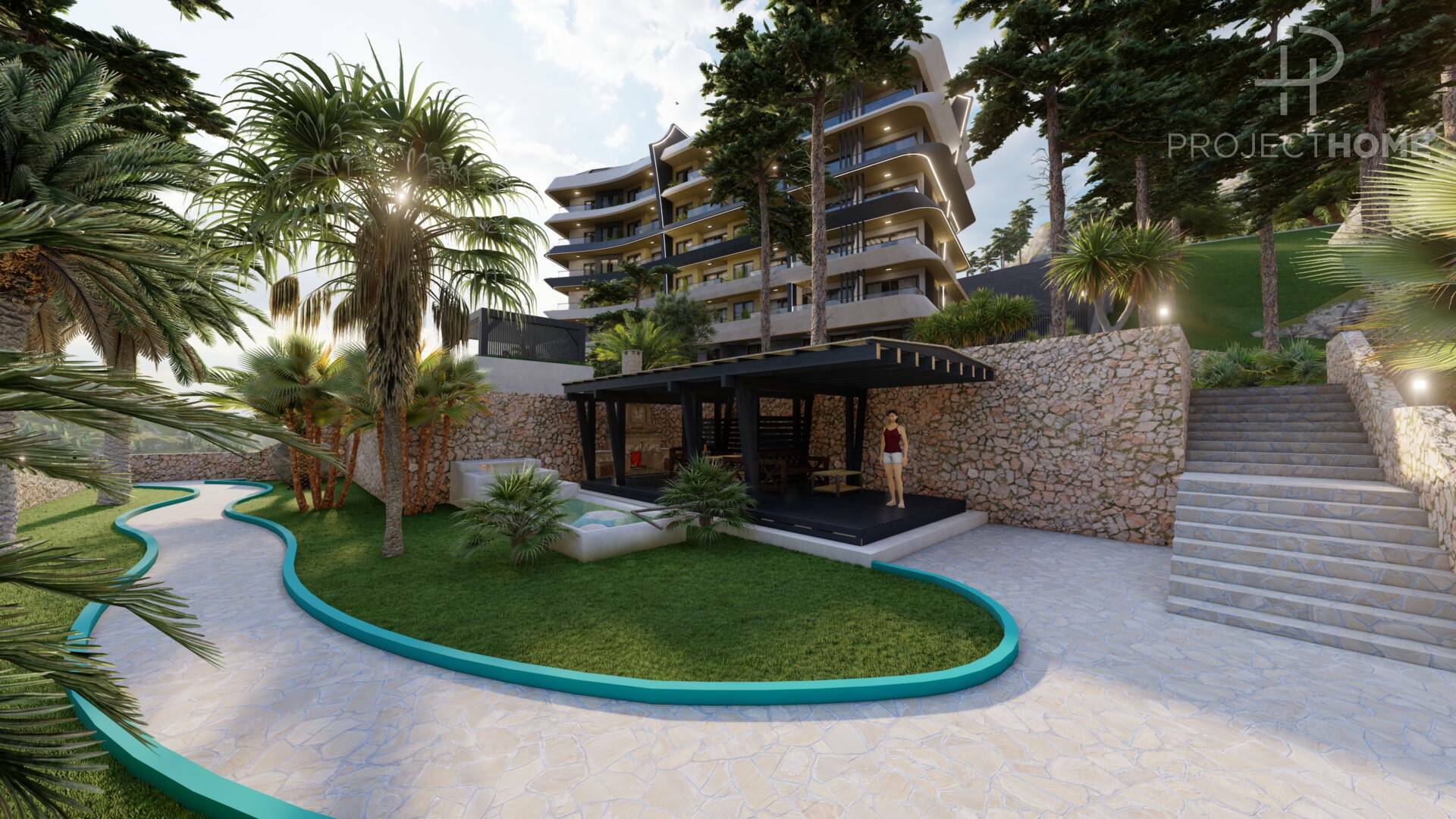 Продажа penthouse в Mahmuts, Alanya, Турция 210м², №04603-22P - фото 2