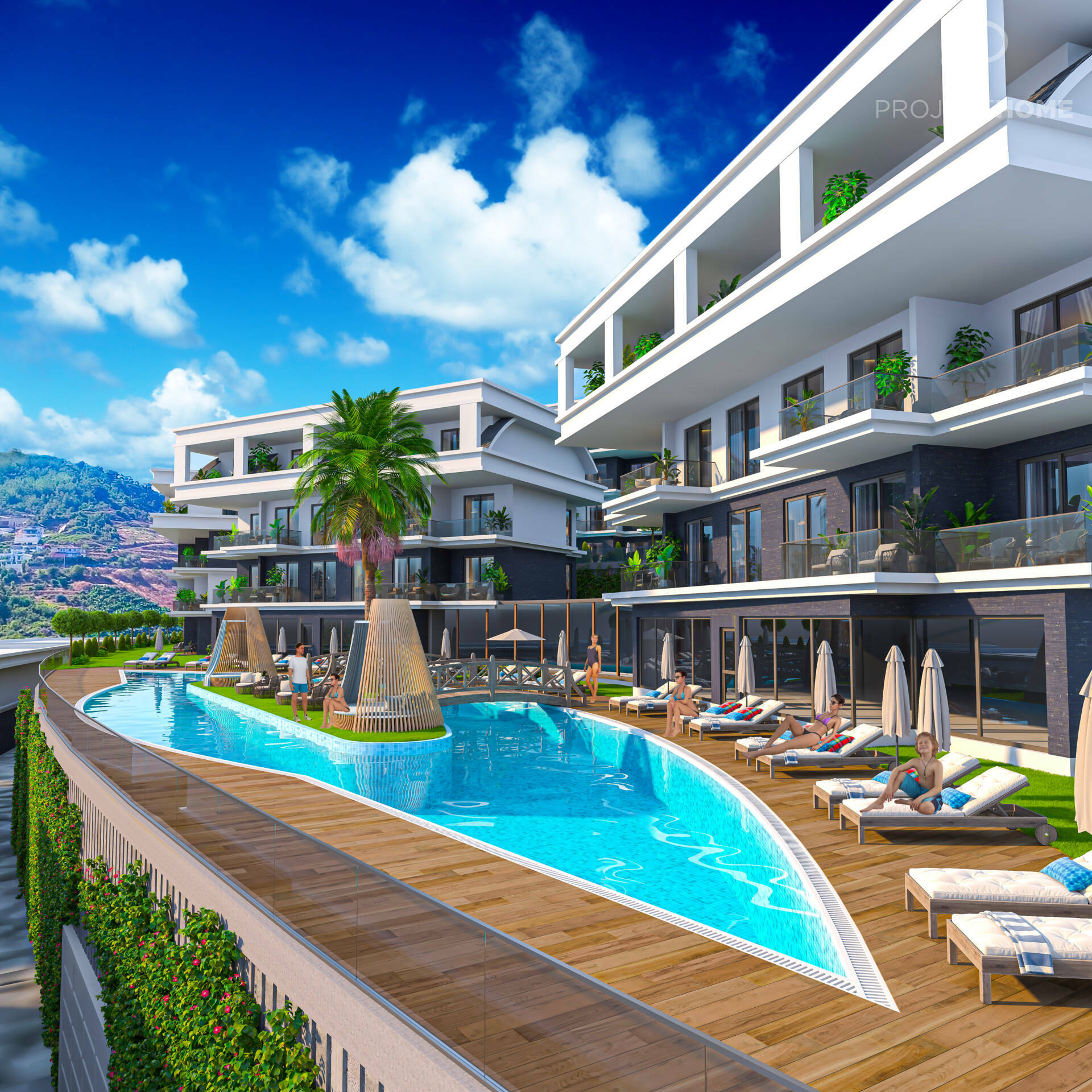 Продажа apartments в Cursed, Alanya, Турция 61м², №06502-1 - фото 2