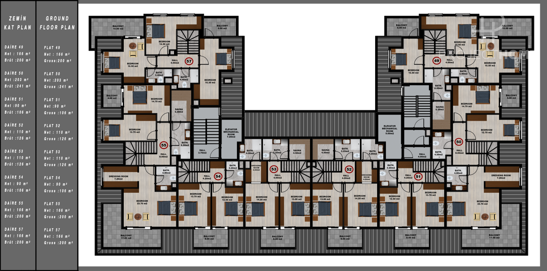 Продажа apartments в Gazipasa, Alanya, Турция 94м², №02303-2 - фото 2