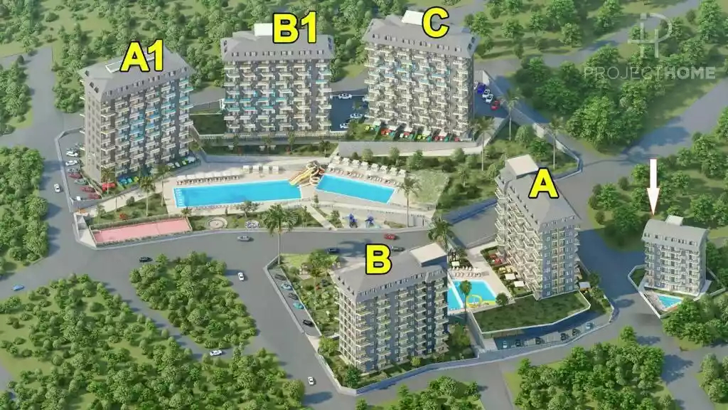 Продажа apartments в Avsallar, Alanya, Турция 63м², №90046-2 - фото 2