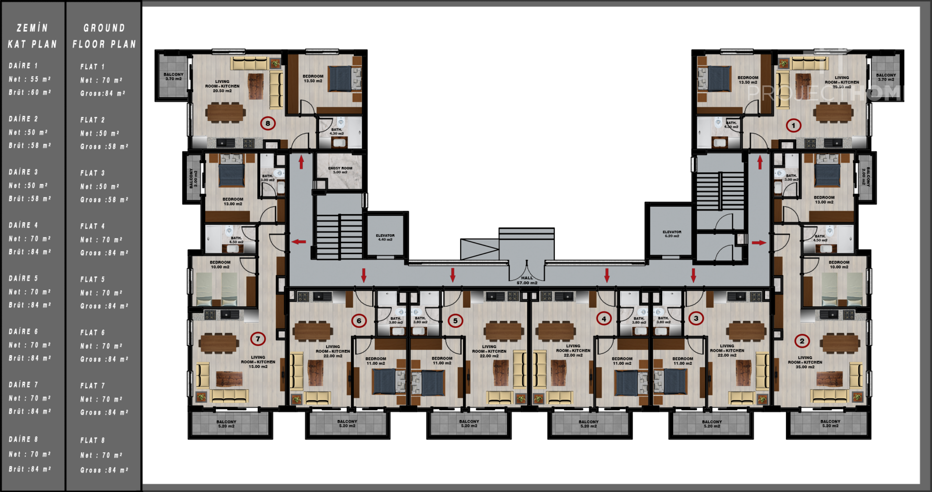 Продажа apartments в Gazipasa, Alanya, Турция 94м², №02303-2 - фото 2