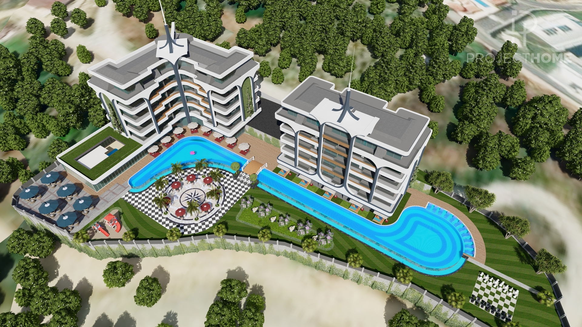 Продажа apartments в Cursed, Alanya, Турция 55м², №04704-1 - фото 2