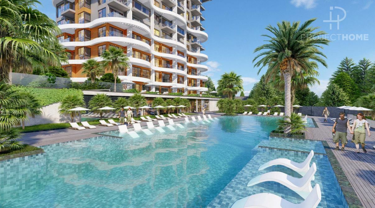 Продажа apartments в Demirtash, Alanya, Турция 49м², №00106-1 - фото 2