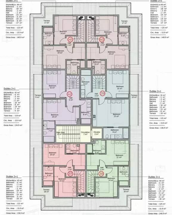 Продажа penthouse в Mahmuts, Alanya, Турция 136м², №03908-2P - фото 3