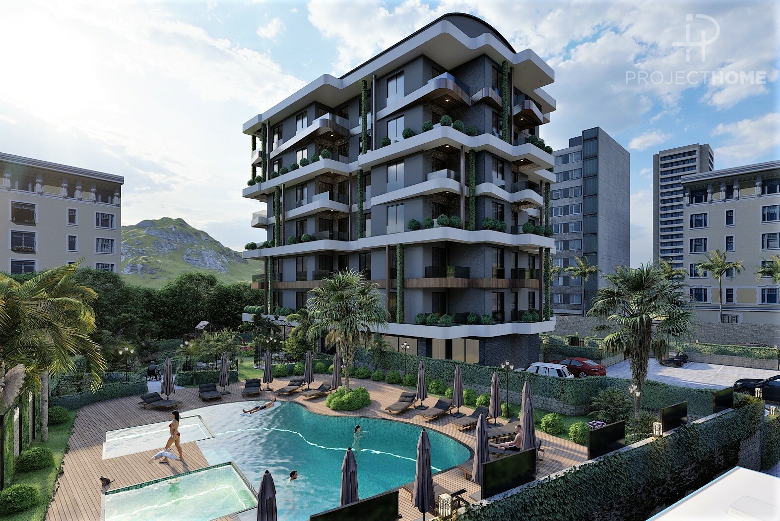 Продажа apartments в Avsallar, Alanya, Турция 59м², №07108-1 - фото 1