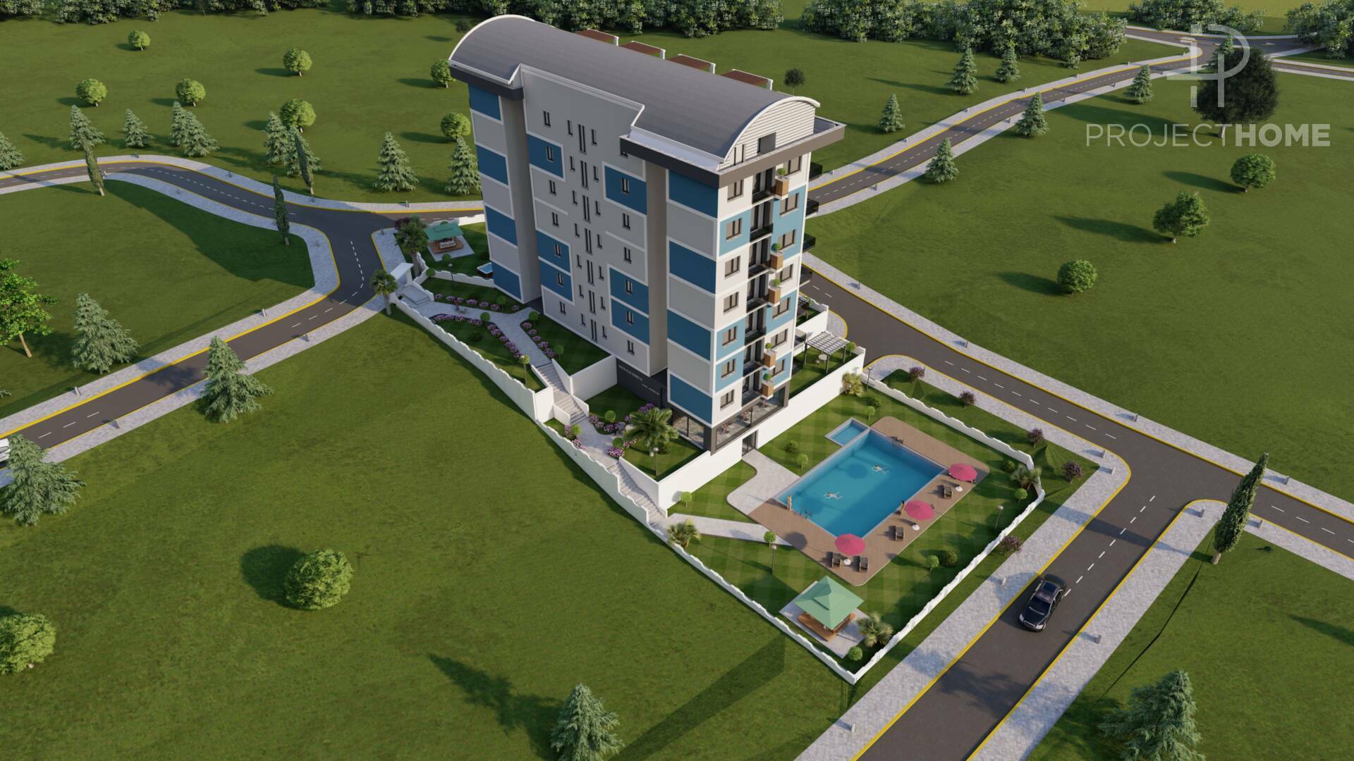 Продажа apartments в Demirtash, Alanya, Турция 40м², №07113-1 - фото 2