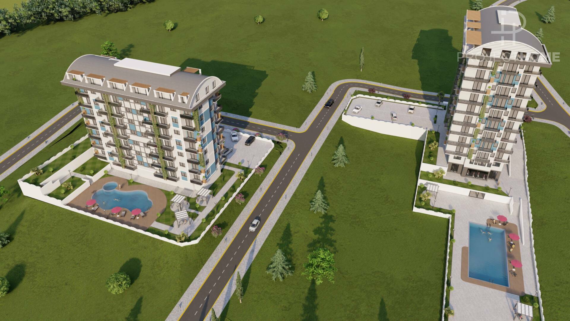 Продажа apartments в Demirtash, Alanya, Турция 39м², №07112-1 - фото 2