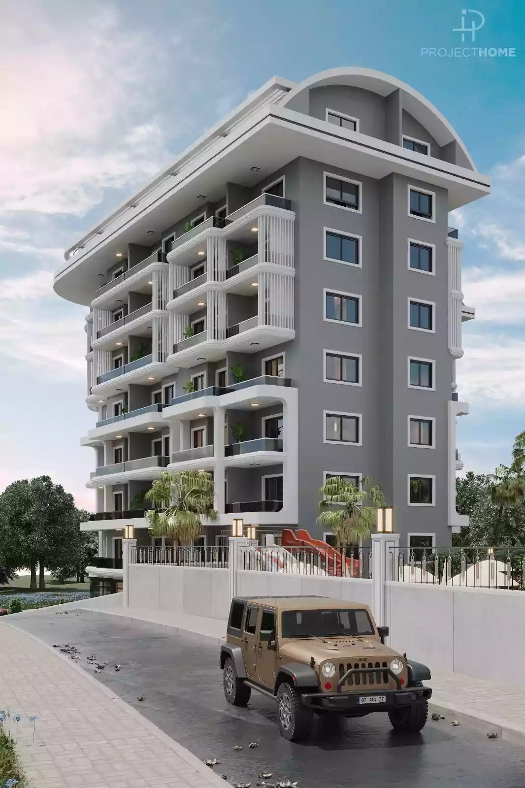 Продажа apartments в Payallar, Alanya, Турция 42м², №07303-1 - фото 2