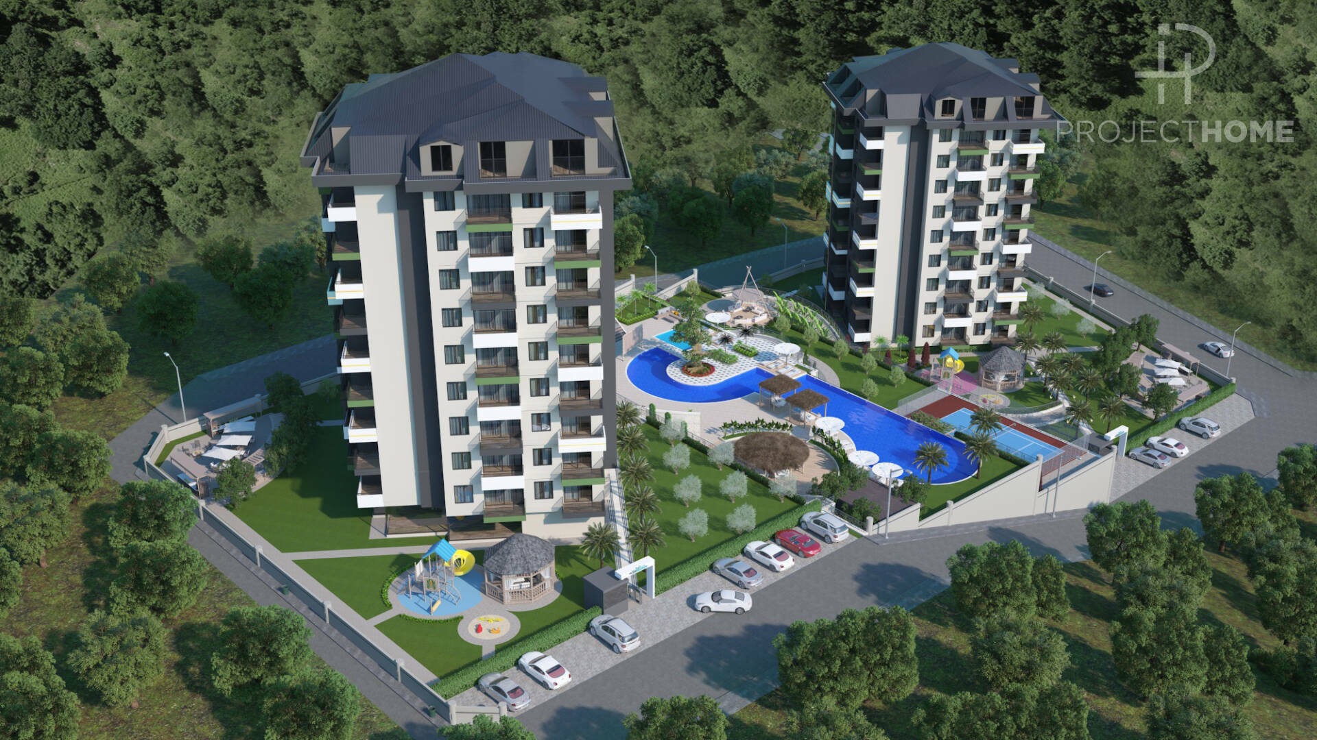 Продажа apartments в Demirtash, Alanya, Турция 46м², №02804-1 - фото 1