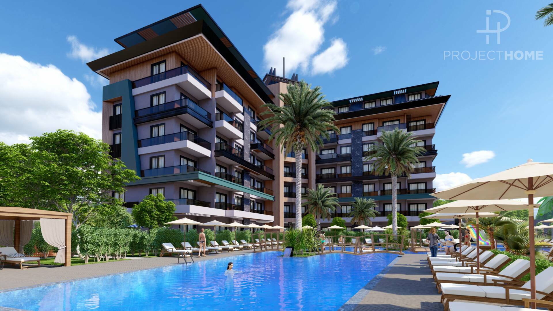 Продажа apartments в Cursed, Alanya, Турция 56м², №03001-1 - фото 2