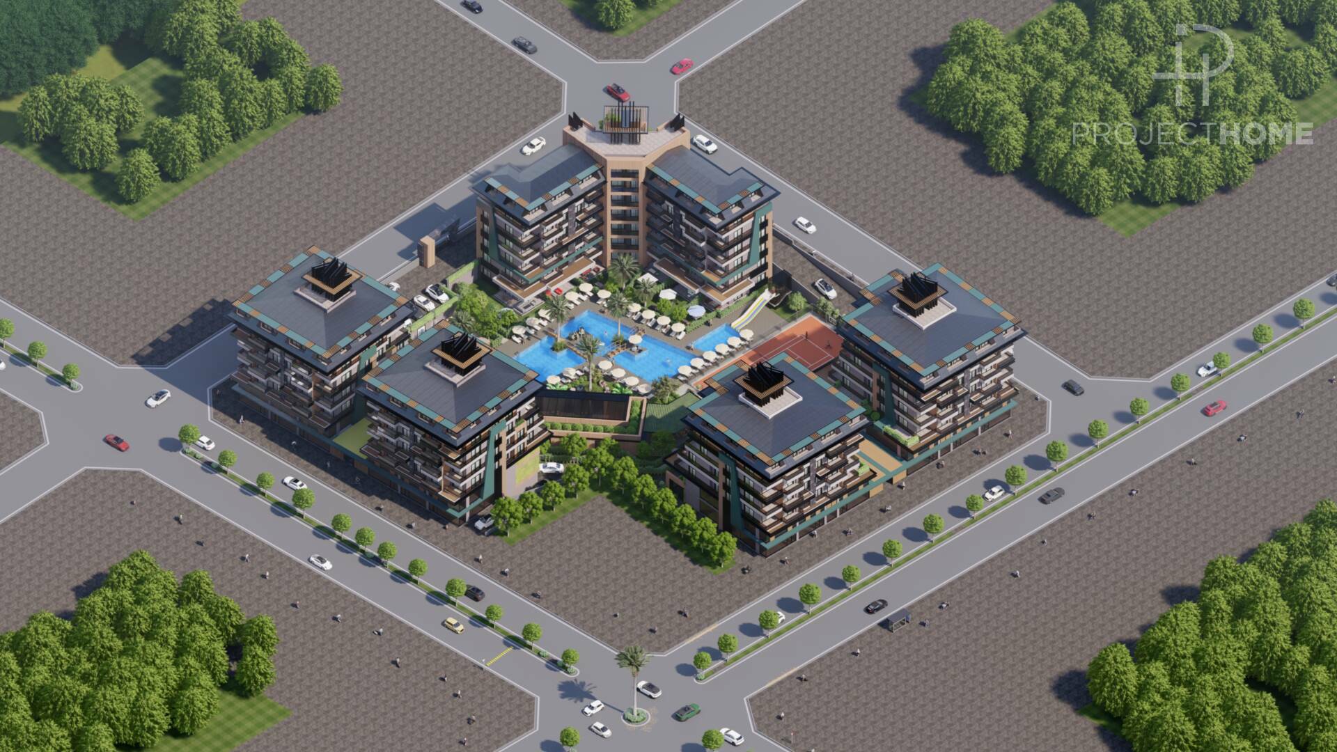 Продажа apartments в Cursed, Alanya, Турция 56м², №03001-1 - фото 2