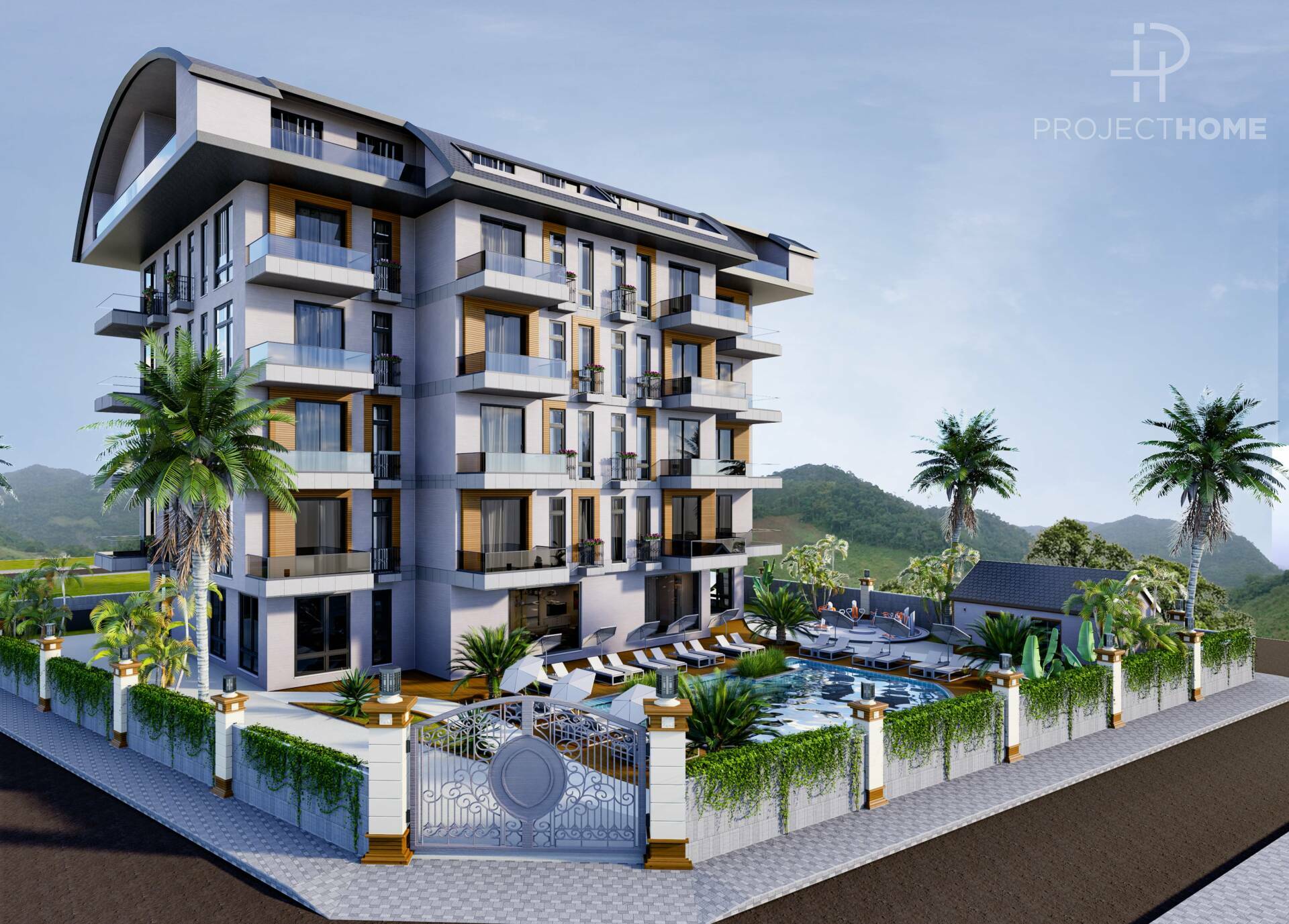 Продажа apartments в Oba, Alanya, Турция 50м², №03910-1 - фото 2